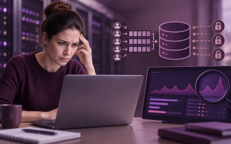 why databases slow at peak